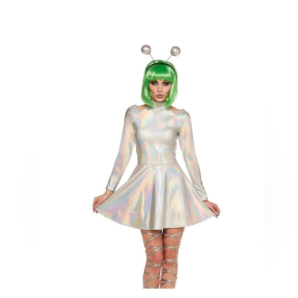 Spirit Halloween Alien Dress Costume Size S
